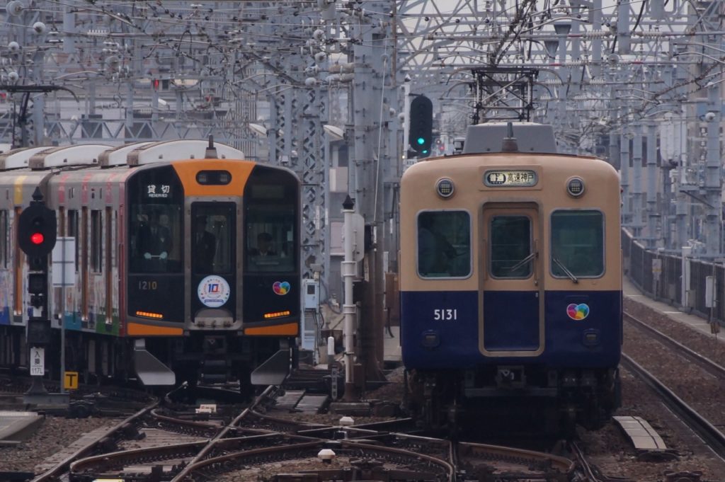 阪神なんば線開業10周年記念ラッピング車DEBUT!